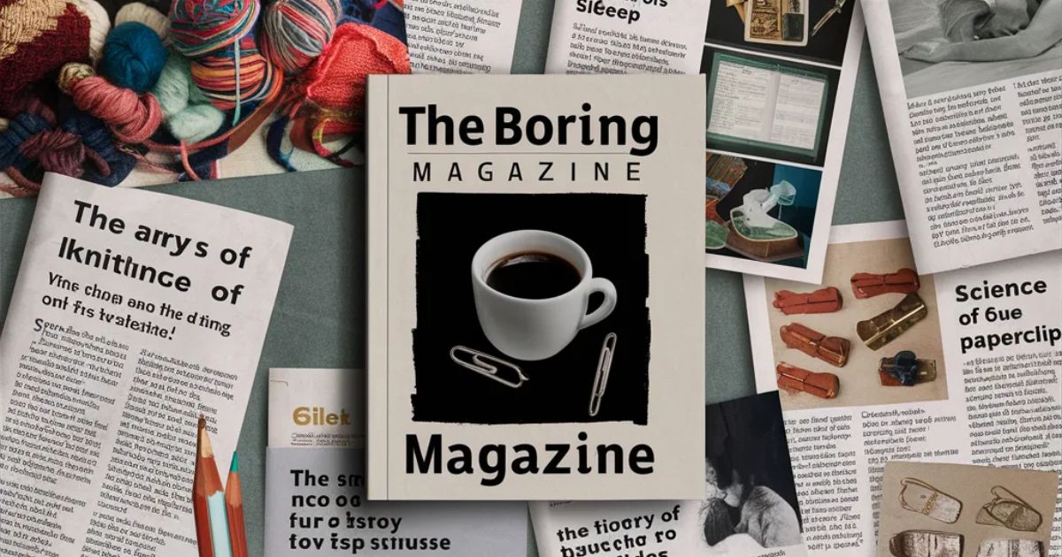 Theboringmagazine com, Exploring It’s Contents