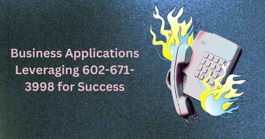 Business Applications Leveraging 602-671-3998 for Success